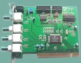 4 Channel Digital Video Recorder PCI Card